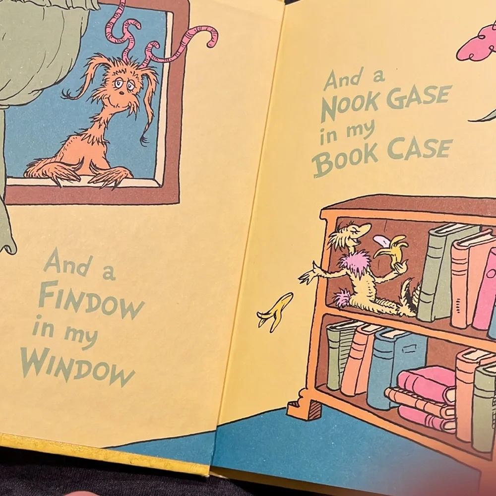 THERE’S A WOCKET IN MY POCKET! 1974 by Dr Seuss Bright and Early Hardcover Book